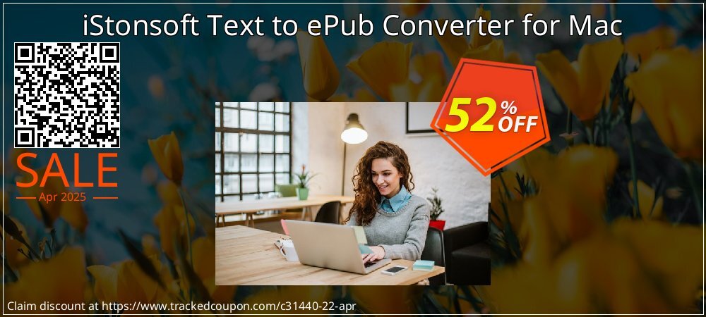 iStonsoft Text to ePub Converter for Mac coupon on April Fools Day promotions