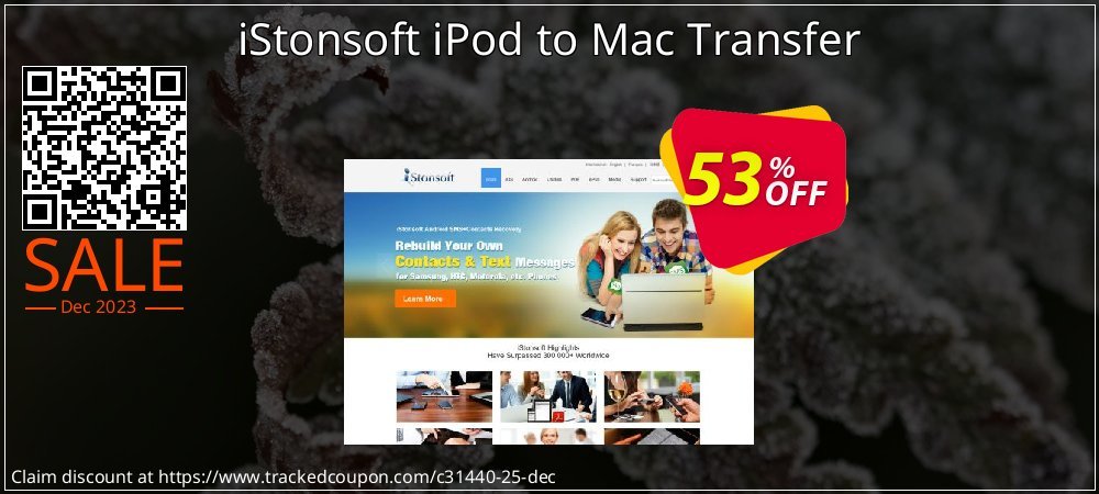 iStonsoft iPod to Mac Transfer coupon on National Walking Day discount