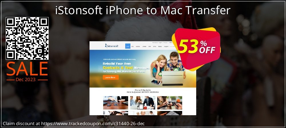 iStonsoft iPhone to Mac Transfer coupon on World Party Day offering discount