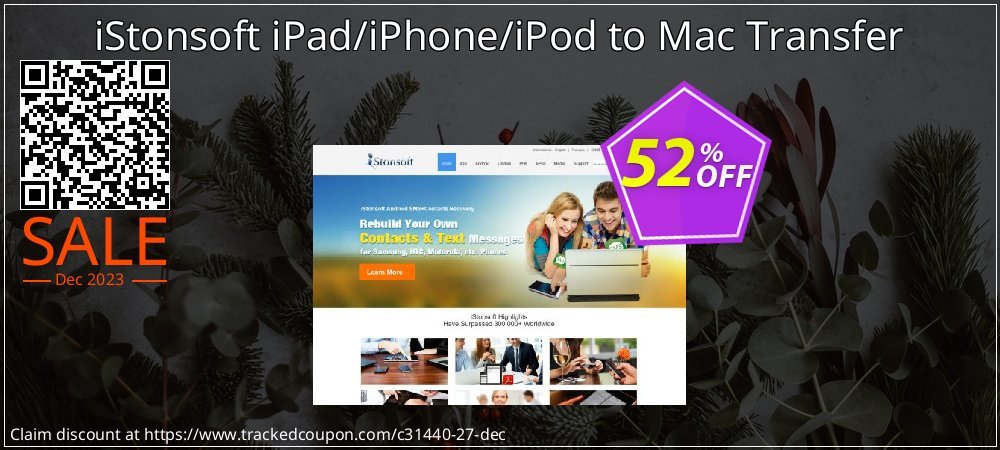 iStonsoft iPad/iPhone/iPod to Mac Transfer coupon on April Fools' Day offering sales