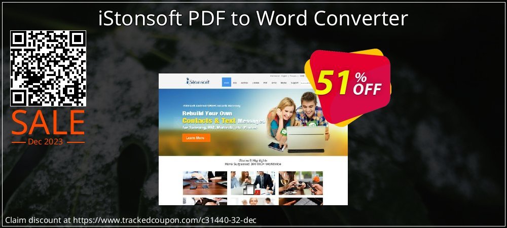 iStonsoft PDF to Word Converter coupon on Working Day offer