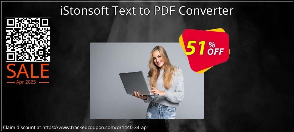 iStonsoft Text to PDF Converter coupon on April Fools' Day offer