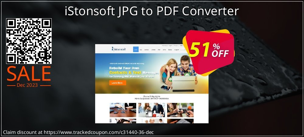 iStonsoft JPG to PDF Converter coupon on World Party Day offering sales