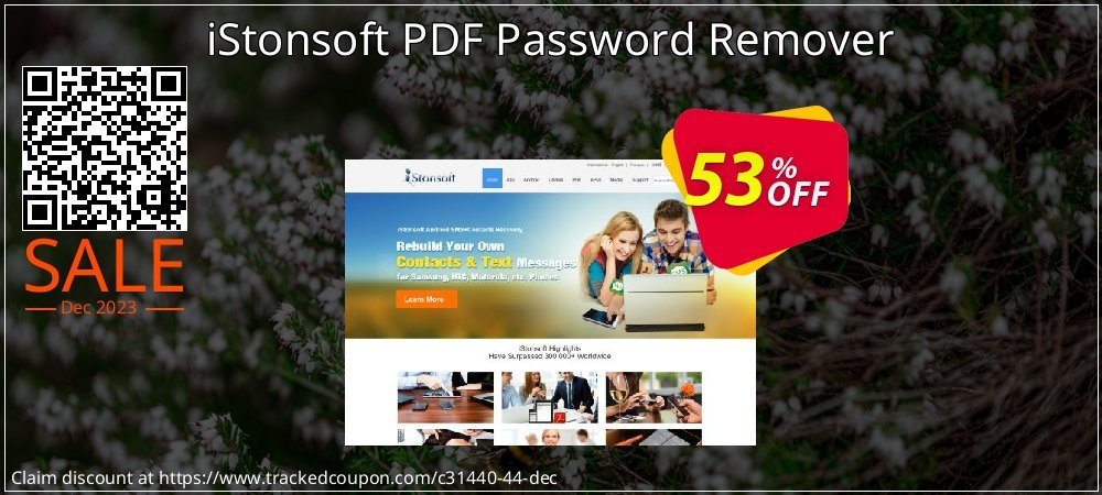 iStonsoft PDF Password Remover coupon on April Fools' Day discount