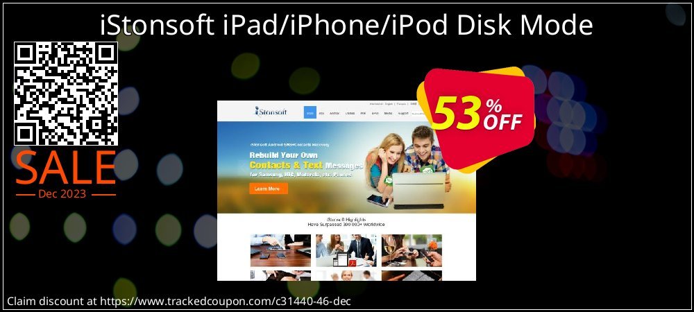 iStonsoft iPad/iPhone/iPod Disk Mode coupon on Palm Sunday offering sales