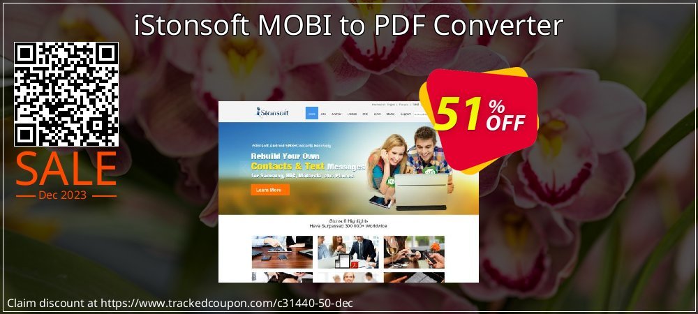 iStonsoft MOBI to PDF Converter coupon on Mother Day offer