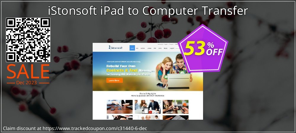 iStonsoft iPad to Computer Transfer coupon on World Party Day offer