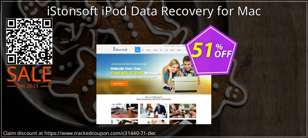 iStonsoft iPod Data Recovery for Mac coupon on World Party Day offering discount