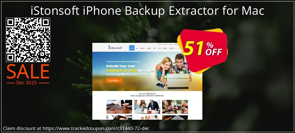 iStonsoft iPhone Backup Extractor for Mac coupon on April Fools' Day offering sales