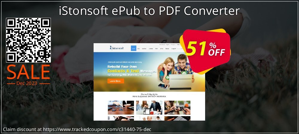 iStonsoft ePub to PDF Converter coupon on Mother Day sales