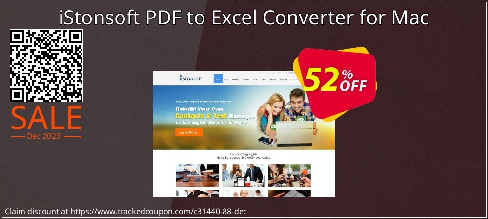 iStonsoft PDF to Excel Converter for Mac coupon on Easter Day discount