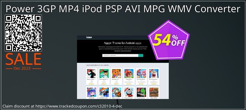 Power 3GP MP4 iPod PSP AVI MPG WMV Converter coupon on Tell a Lie Day discount