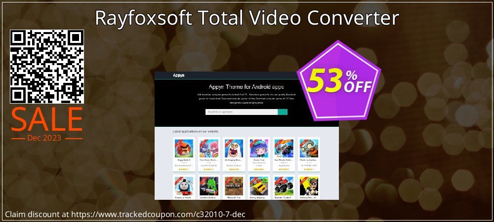 Rayfoxsoft Total Video Converter coupon on National Download Day offering sales