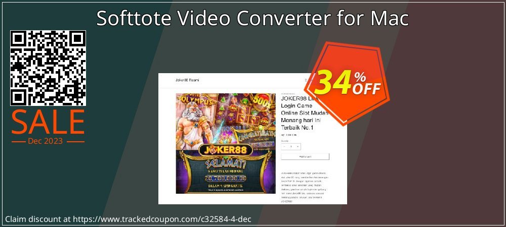 Softtote Video Converter for Mac coupon on Tell a Lie Day deals