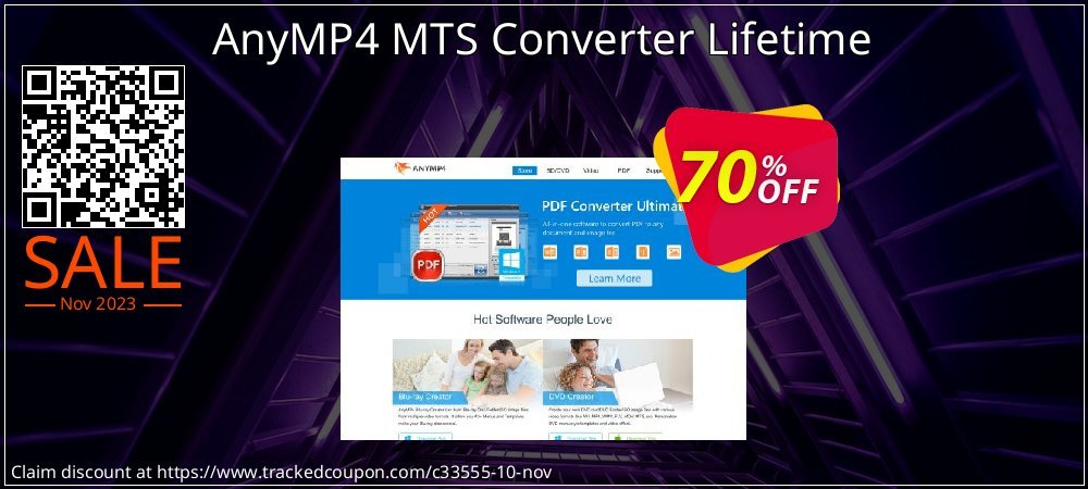 AnyMP4 MTS Converter Lifetime coupon on National Walking Day super sale