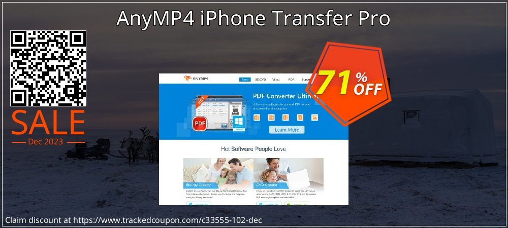 AnyMP4 iPhone Transfer Pro coupon on April Fools' Day promotions