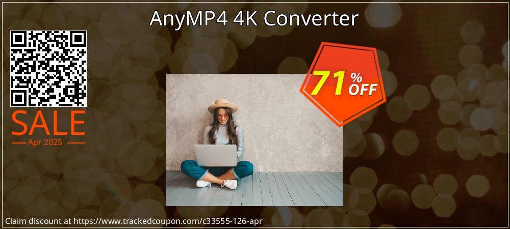 AnyMP4 4K Converter coupon on Palm Sunday offering discount