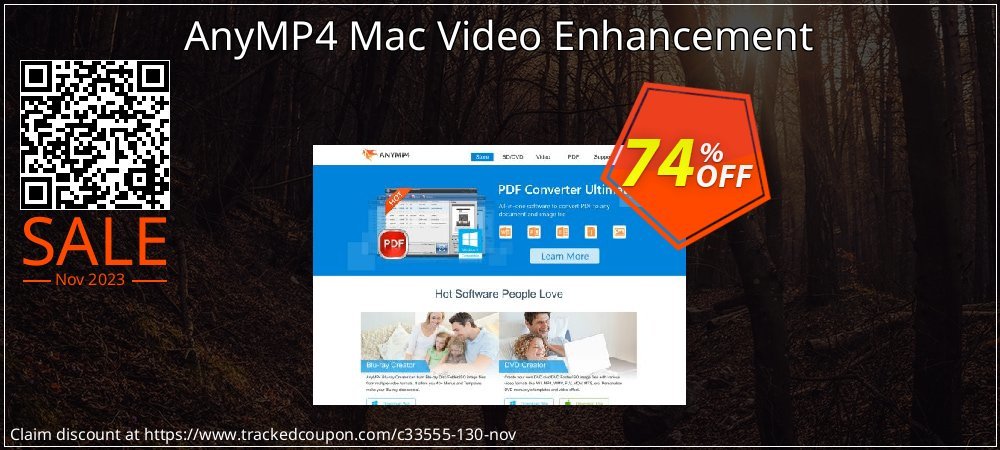 AnyMP4 Mac Video Enhancement coupon on National Walking Day sales