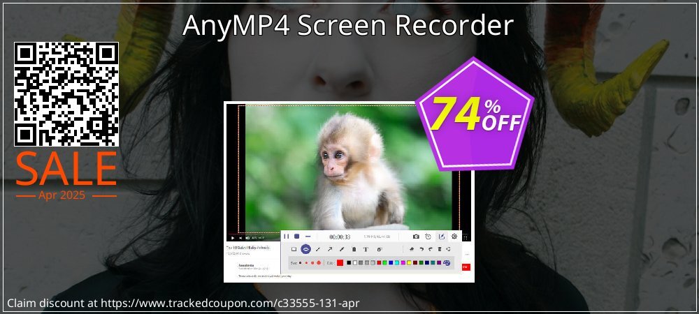 AnyMP4 Screen Recorder coupon on World Party Day deals