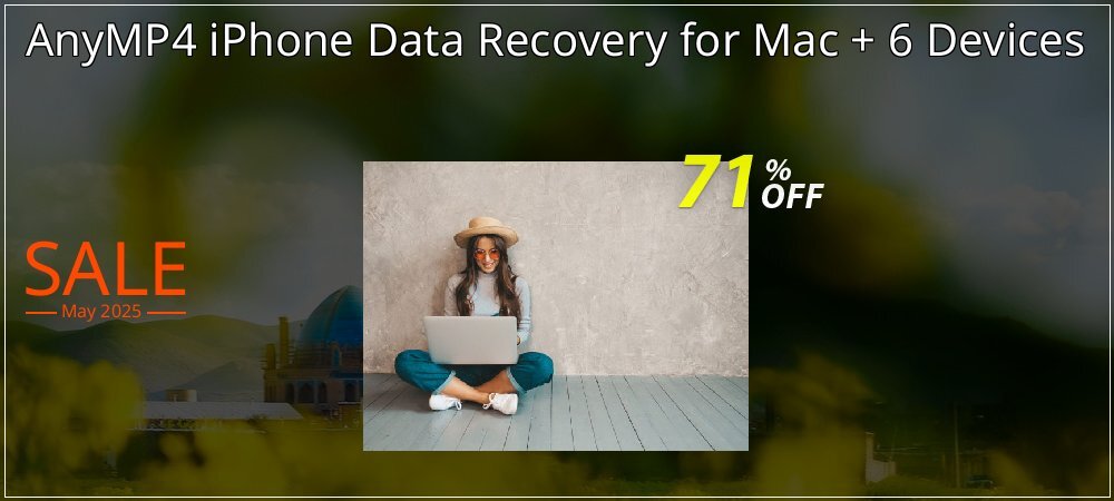 AnyMP4 iPhone Data Recovery for Mac + 6 Devices coupon on National Pizza Party Day offering discount