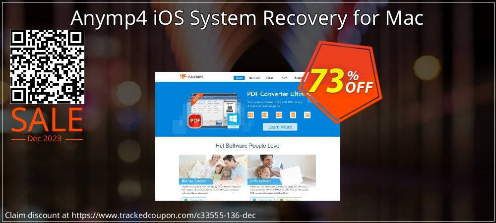 Anymp4 iOS System Recovery for Mac coupon on World Party Day super sale