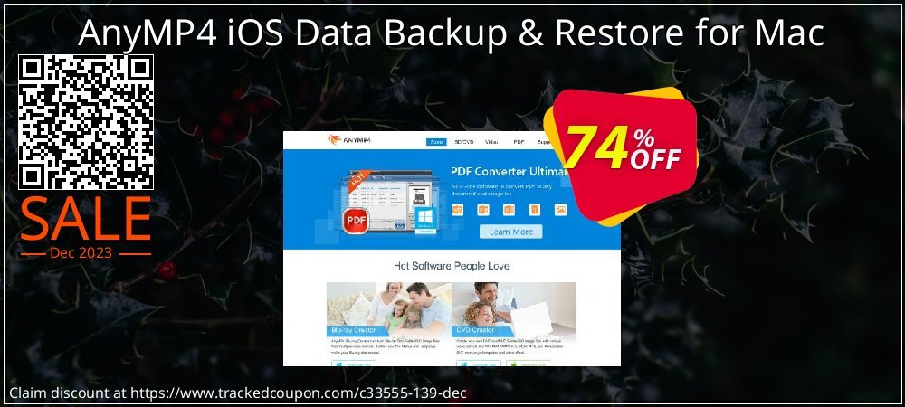 AnyMP4 iOS Data Backup & Restore for Mac coupon on April Fools' Day promotions