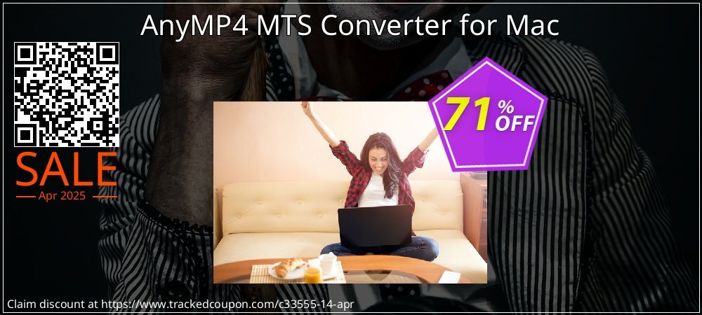 AnyMP4 MTS Converter for Mac coupon on World Password Day offer