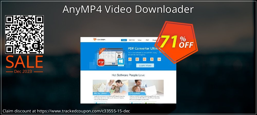 Get 70% OFF AnyMP4 Video Downloader promo sales