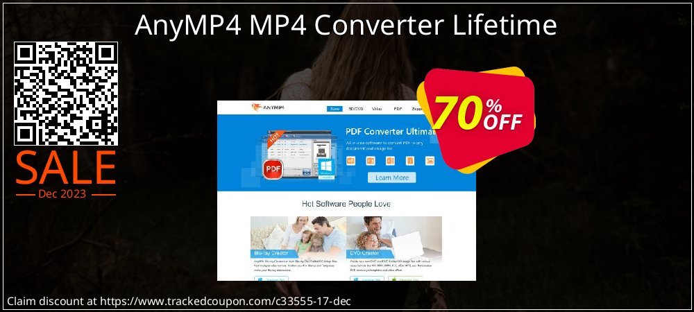 AnyMP4 MP4 Converter coupon on World Party Day offering sales