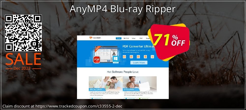 AnyMP4 Blu-ray Ripper coupon on Programmers' Day offering discount