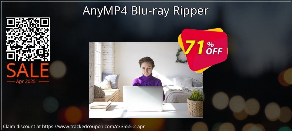 AnyMP4 Blu-ray Ripper Lifetime coupon on Palm Sunday offer