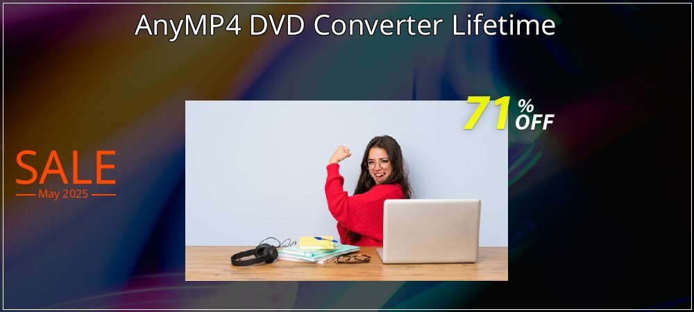 AnyMP4 DVD Converter Lifetime coupon on World Party Day sales