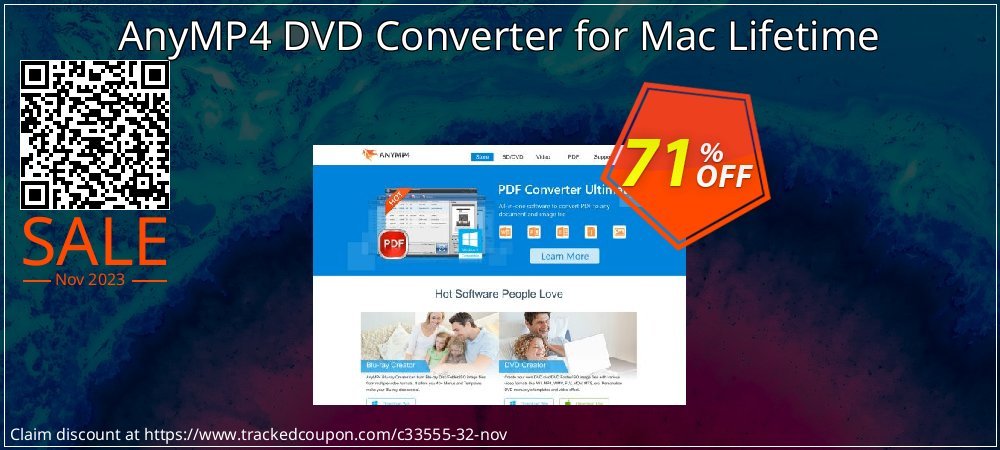 AnyMP4 DVD Converter for Mac Lifetime coupon on April Fools' Day deals