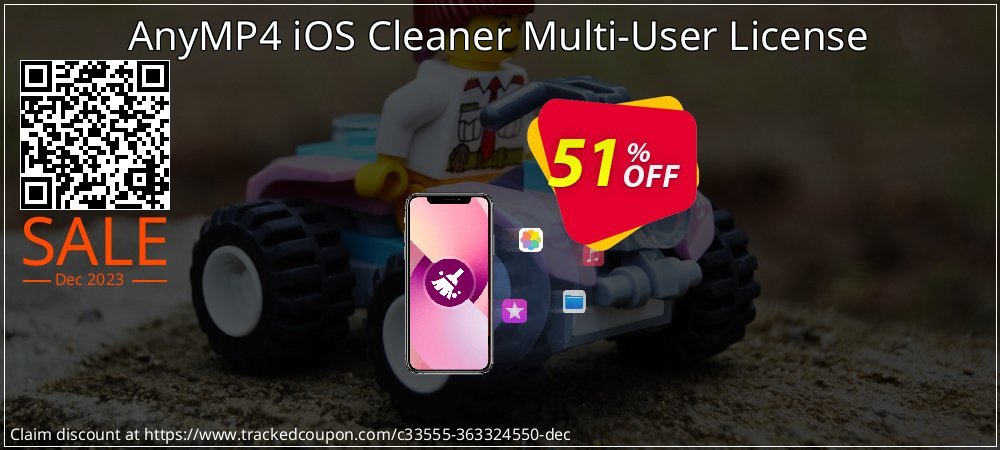AnyMP4 iOS Cleaner Multi-User License coupon on National Walking Day sales