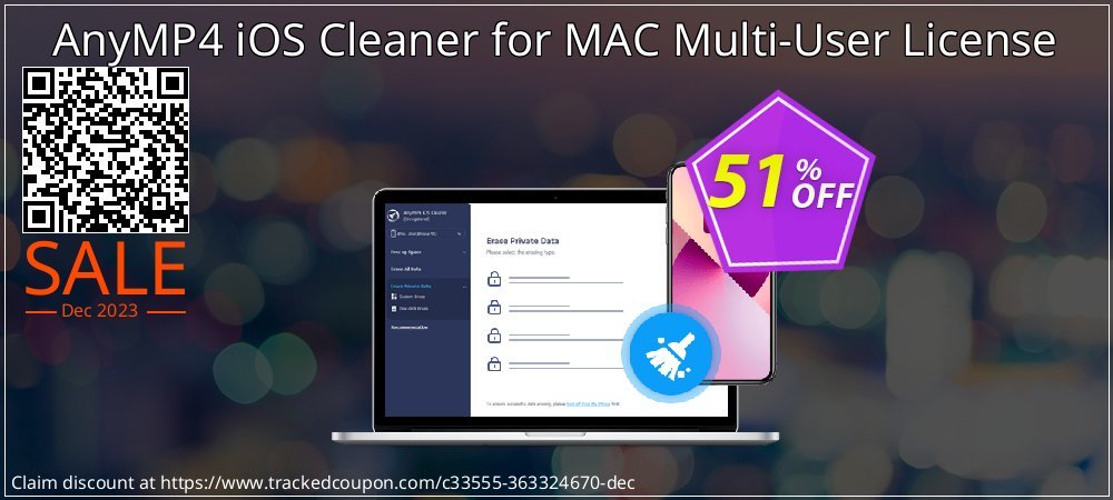 AnyMP4 iOS Cleaner for MAC Multi-User License coupon on National Walking Day discount