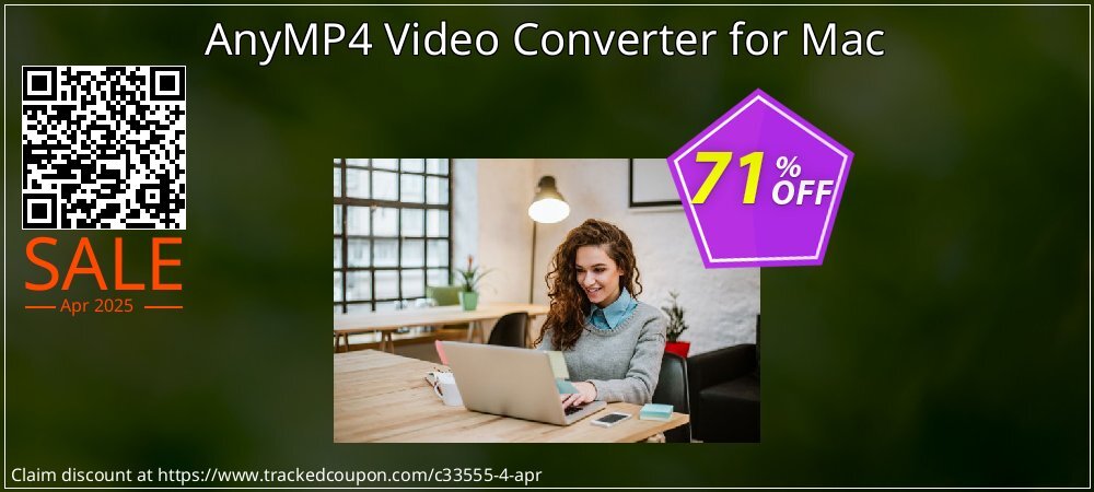 AnyMP4 Video Converter for Mac Lifetime coupon on Palm Sunday discount