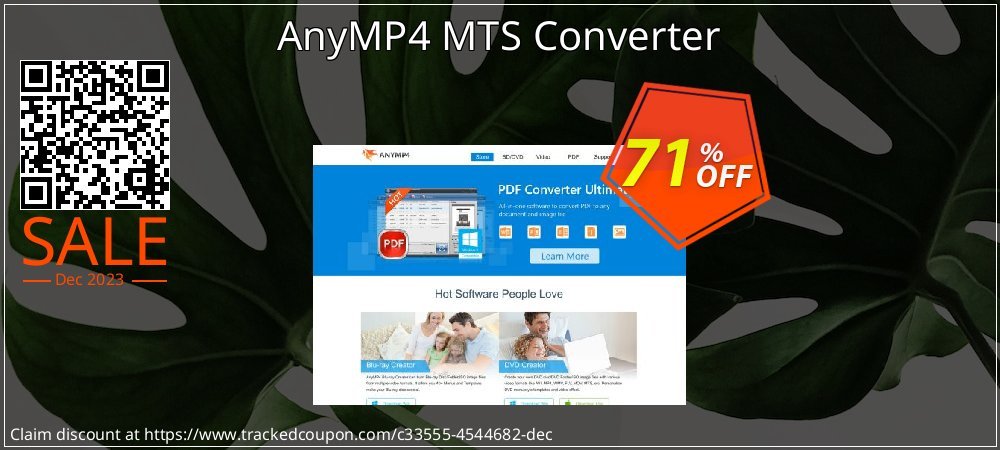 AnyMP4 MTS Converter coupon on April Fools' Day offer
