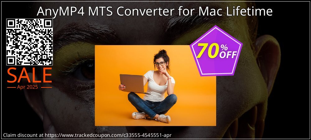 AnyMP4 MTS Converter for Mac Lifetime coupon on World Party Day discounts