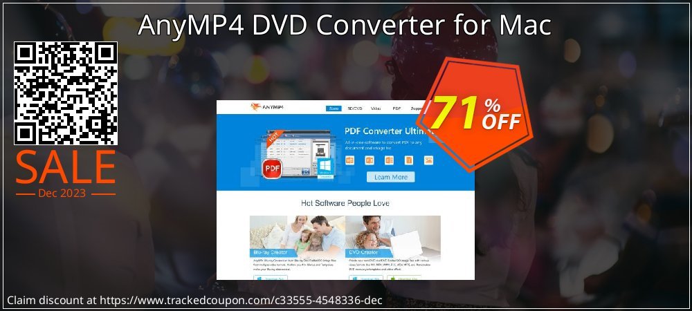 AnyMP4 DVD Converter for Mac coupon on World Party Day offer
