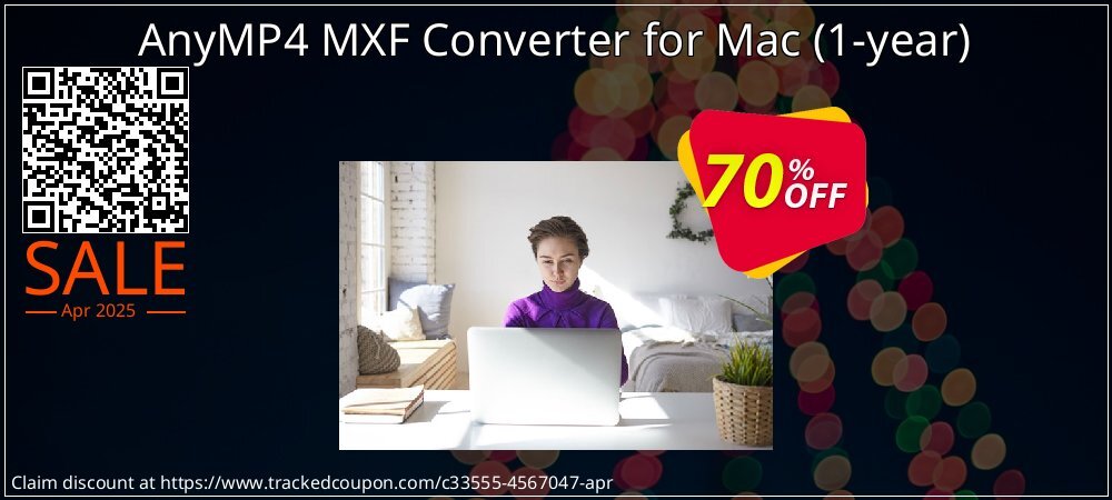 AnyMP4 MXF Converter for Mac - 1-year  coupon on April Fools' Day offer