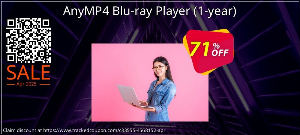 AnyMP4 Blu-ray Player - 1-year  coupon on National Memo Day deals