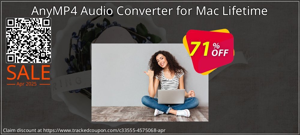 AnyMP4 Audio Converter for Mac Lifetime coupon on Easter Day offering discount