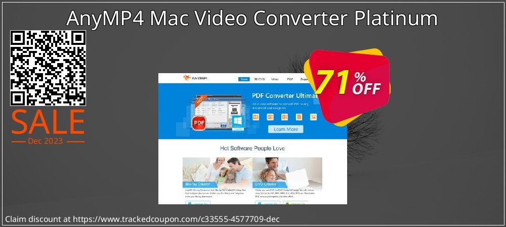 AnyMP4 Mac Video Converter Platinum coupon on April Fools' Day discounts