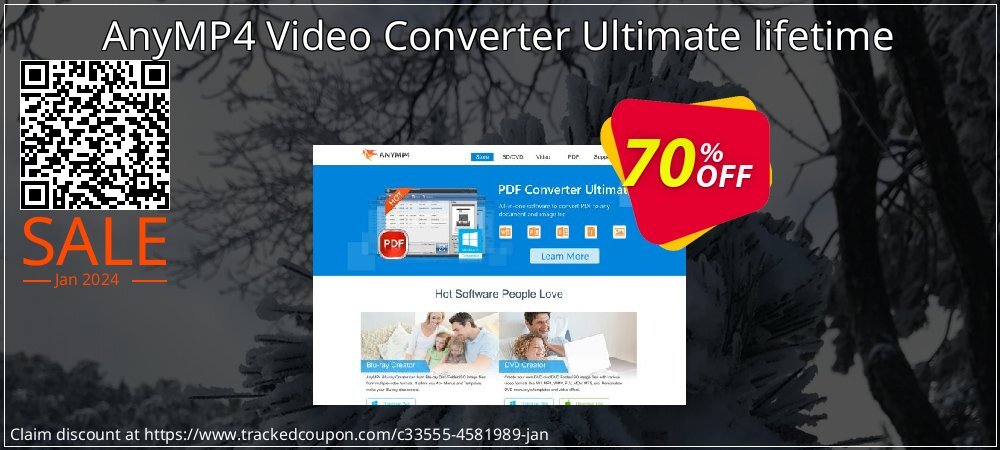 AnyMP4 Video Converter Ultimate lifetime coupon on World Oceans Day super sale
