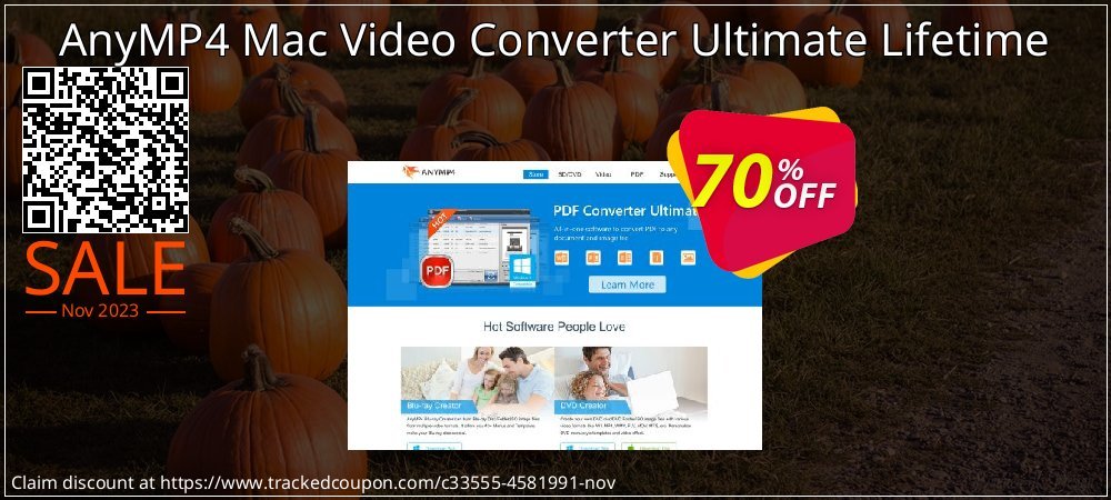 AnyMP4 Mac Video Converter Ultimate Lifetime coupon on World Party Day super sale