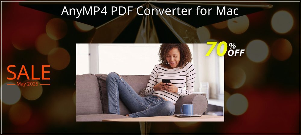 AnyMP4 PDF Converter for Mac coupon on World Party Day super sale