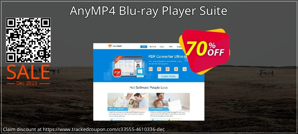 AnyMP4 Blu-ray Player Suite coupon on World Party Day deals