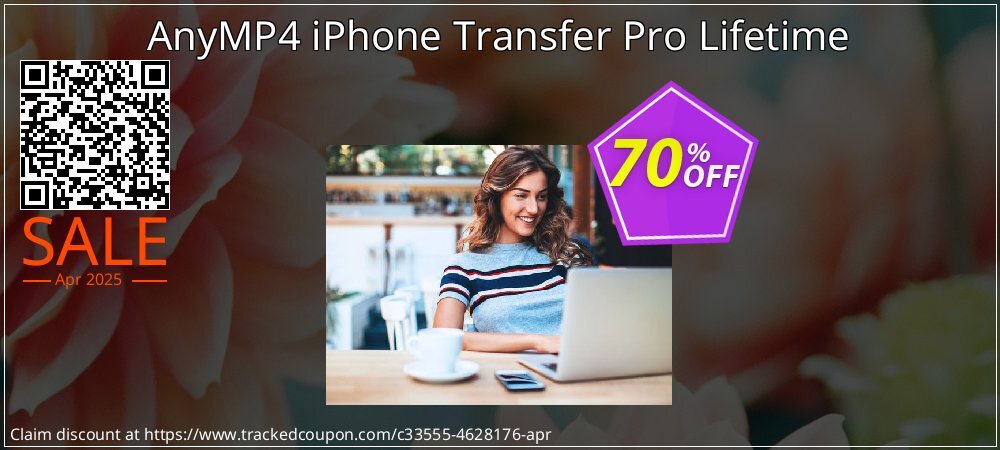 AnyMP4 iPhone Transfer Pro Lifetime coupon on World Party Day discount