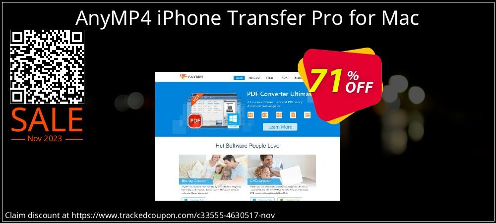 AnyMP4 iPhone Transfer Pro for Mac coupon on April Fools' Day offering discount