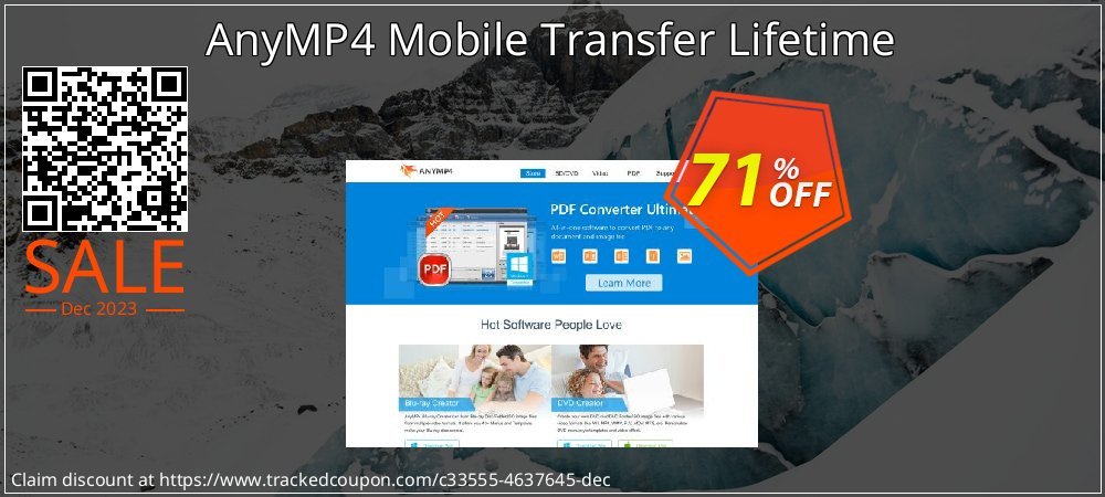 AnyMP4 Mobile Transfer Lifetime coupon on World Backup Day discount
